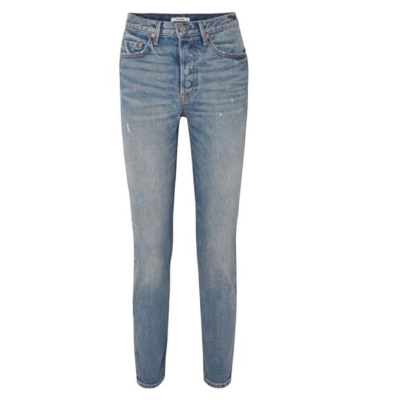 GRLFRND Karolina High Waist Straight Leg Denim Jeans Size 28 - Picture 1 of 16